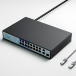 Extralink VIRTUS V3 | PoE Switch | 16x 100Mb/s PoE/PoE+, 2x Gigabit RJ45 + 1x SFP, 150W - imagine 4