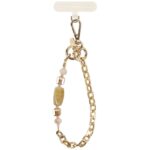 Universal 2-in-1 phone lanyard UNIQ Coehl Caryne cream - imagine 2