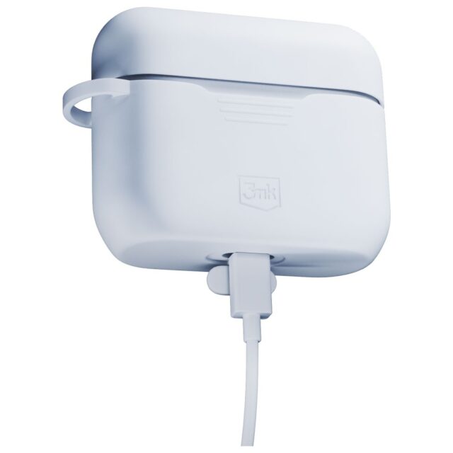 Etui 3MK Silicone AirPods Case do Apple   AirPods Pro 3 biały - imagine 5