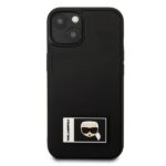 Karl Lagerfeld KLHCP13M3DKPK iPhone 13/ 14 / 15 6,1" black hardcase Ikonik Patch - imagine 3