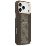 Case Guess 4G Stripe MagSafe for iPhone 17 Pro Max brown - imagine 4