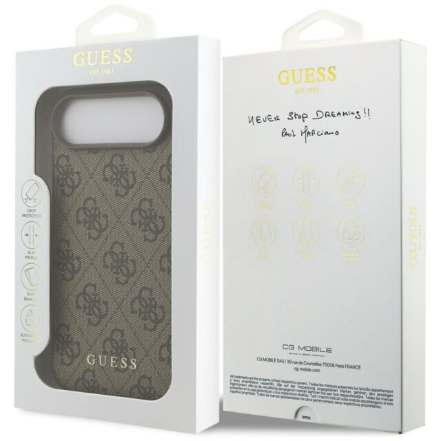 Guess 4G Classic Case for iPhone Air Brown - imagine 8