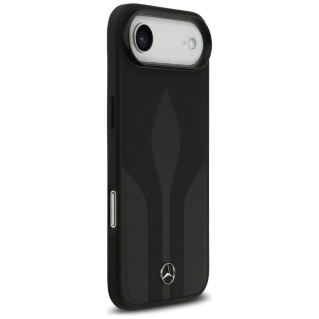 Case Mercedes Leather The Move MagSafe for iPhone Air black - imagine 4
