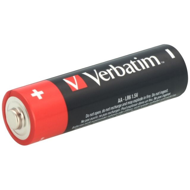 Verbatim alkaline battery AA LR6 20pcs black 49877 - imagine 2