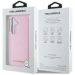 Case Karl Lagerfeld Saffiano Full Wrapped Elongated Metal Logo MagSafe for Samsung Galaxy S25 - imagine 8