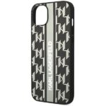 Karl Lagerfeld KLHCP14MPGKLSKG iPhone 14Plus / 15 Plus 6,7" hardcase grey Monogram Stripe - imagine 6