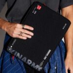 Skinarma Bag Fardel laptop sleeve 14" olive - imagine 4