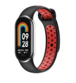 Beline Mi Band 10/9/8 design strap black-red