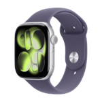 Watch Apple Watch Series 11 (2025) GPS 46mm Silver Aluminium Case with Sport Band M/L - Purple Fog