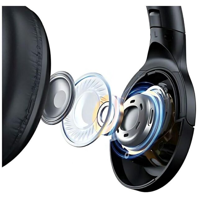 USAMS Bluetooth 5.3 On-Ear HeadphonesUS-YH Series Black TDLYEJYS01 (USAMS-YH21) - imagine 6
