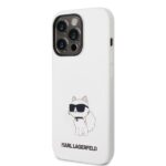 Karl Lagerfeld KLHCP14XSNCHBCH iPhone 14 Pro Max 6,7" hardcase white Silicone Choupette - imagine 2