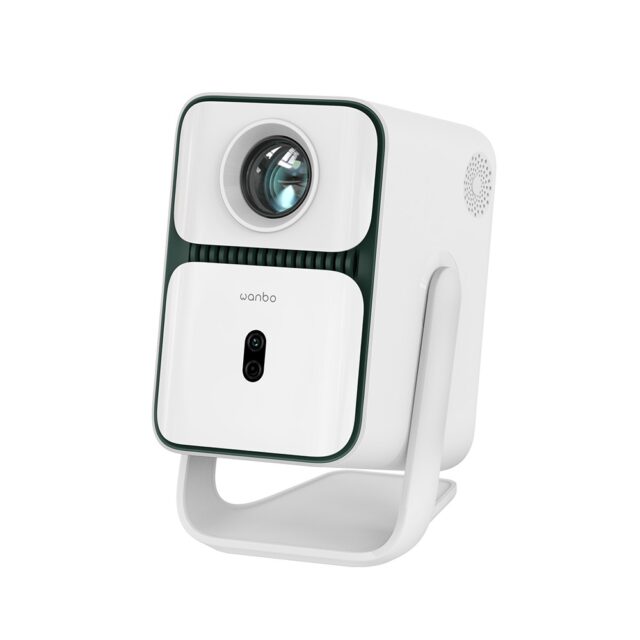 Wanbo T2 Ultra White | Projector | 500 ANSI, 1080p Full HD, Android TV 11, Gimbal - imagine 4