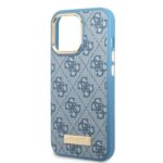 Guess GUHMP13XU4GPRB iPhone 13 Pro Max 6,7" blue hard case 4G Logo Plate MagSafe - imagine 6