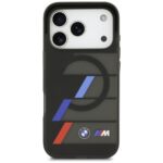 BMW M IML Metal Buttons Tricolor Lines MagSafe Case for iPhone 17 Pro Max Black - imagine 3