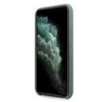 Guess GUHCN58LS4GKA iPhone 11 Pro khaki hard case Silicone 4G Tone On Tone - imagine 6