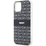 DKNY DKHMP15SHRHSEK iPhone 15 / 14 / 13 6.1 inch black hardcase IML Mono & Stripe MagSafe - imagine 6