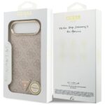 Case Guess 4G Triangle Logo MagSafe for iPhone Air pink gold - imagine 8