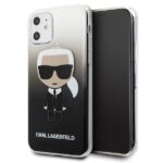 Karl Lagerfeld KLHCN61TRDFKBK iPhone 11 6,1" / Xr black Gradient Ikonik Karl
