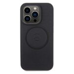 Mercedes MEHMP15L23RGSK iPhone 15 Pro 6.1" Black Hardcase Star Pattern Leather MagSafe - imagine 3