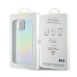 Guess GUHMP15SHITSQ iPhone 15 / 14 / 13 6.1" turquoise hardcase IML Iridescent MagSafe - imagine 8