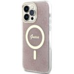 Guess GUHMP14XH4STP iPhone 14 Pro Max 6.7" pink hardcase 4G MagSafe - imagine 2