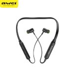 AWEI G30BL Bluetooth Sports Headphones Black Neckband - imagine 2