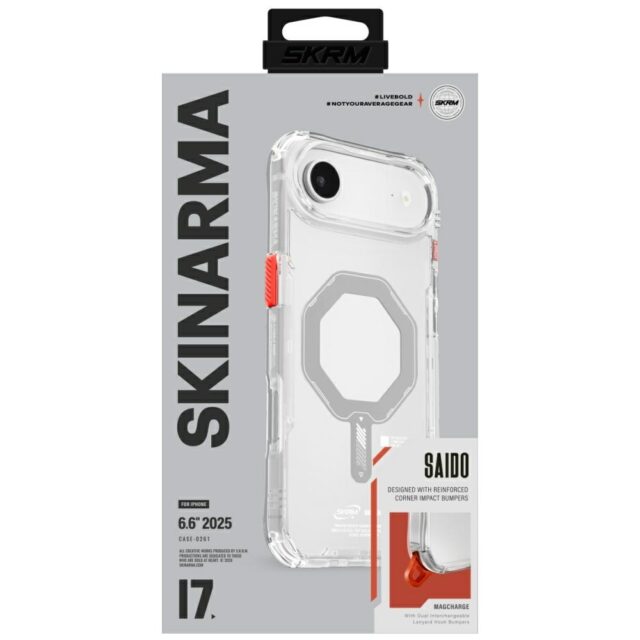 Skinarma Saido Case for iPhone Air Magnetic Charging Transparent - imagine 5