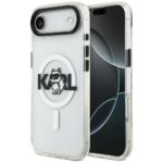 Karl Lagerfeld IML Choupette Sketch Logo MagSafe Case for iPhone Air Clear
