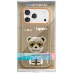 Case Nimmy Cool&Cute 2.0 Bear for iPhone  17 Pro beige - imagine 7