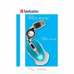 Verbatim Go Mini Optical Mouse USB-A 1000 dpi blue 49022 - imagine 4