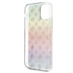 Guess GUHCN58PEOML iPhone 11 Pro multicolor hard case Iridescent 4G Peony - imagine 4
