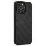 Karl Lagerfeld KLHCP13XPTLK iPhone 13 Pro Max 6,7" hardcase black Perforated Allover - imagine 4