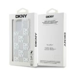 DKNY DKHCP15XLCPEPT iPhone 15 Pro Max 6.7" white hardcase Liquid Glitter Multilogo - imagine 8