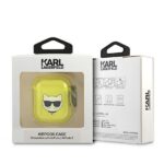 Karl Lagerfeld KLA2UCHFY AirPods cover yellow Choupette - imagine 4