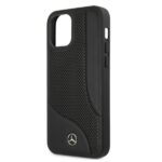 Mercedes MEHCP12LCDOBK iPhone 12 Pro Max 6,7" black hardcase Leather Perforated Area - imagine 6