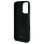 DKNY DKHCP16SSMCBSK iPhone 16 6.1" black hardcase Liquid Silicone Metal Logo - imagine 5