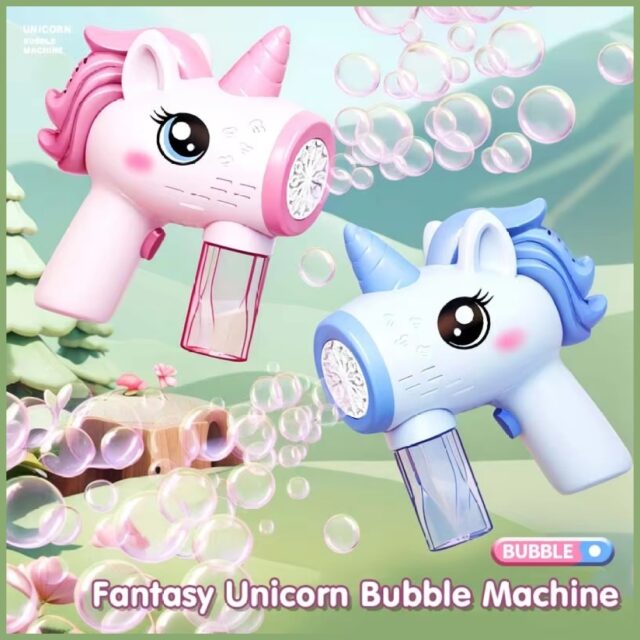 Bubble machine Beline unicorn pink - imagine 3
