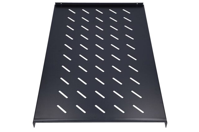 Extralink 1U 750mm Black | Fixed shelf | 19", 752 x 472mm, for 1000mm depth cabinets - imagine 2