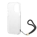 Guess GUOHCP14XH4STK iPhone 14 Pro Max 6,7" black hardcase 4G Print Strap - imagine 6