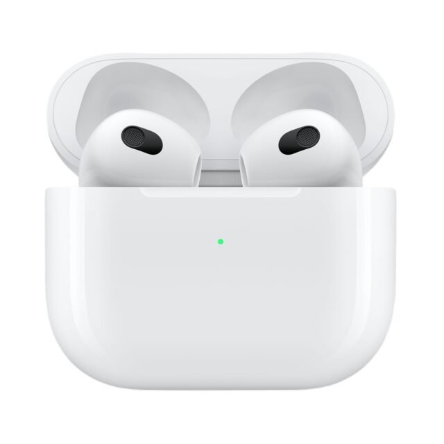 Apple AirPods 3rd Generation with Magsafe Charging Case | Wireless Headphones | In-Ear, Bluetooth, Lightning - imagine 2