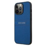 Guess GUHCP13LPSASBBL iPhone 13 Pro / 13 6,1" blue Saffiano Strap - imagine 2