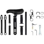 Child Bicycle Seat WILDMAN C1 for frame black - imagine 7