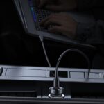 USAMS car charger C35 USB+USB-C 45W Fast Charge purple CC175CC02 (US-CC175) - imagine 8