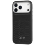Case Audi GT Synthetic Leather MagSafe for iPhone 17 Pro Max black - imagine 3