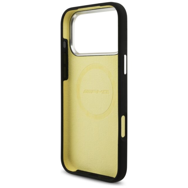 AMG Silicone Oversize Rhombs MagSafe Case for iPhone 17 Pro Max Black - imagine 7