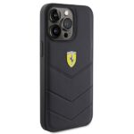 Ferrari FEHCP15XRDUK iPhone 15 Pro Max 6.7" black hardcase Quilted Metal Logo - imagine 4