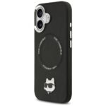 Karl Lagerfeld Choupette Pin MagSafe Case for iPhone 17 Black - imagine 2