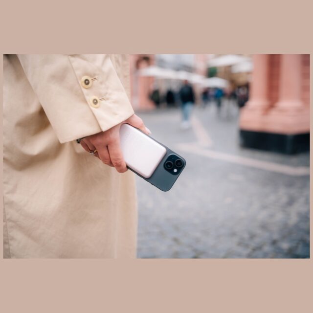 Verbatim Wireless Magnetic Power Bank `n` Go 15W 5000mAh pink 32243 - imagine 4