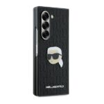 Karl Lagerfeld KLHCZFD6PGKSKIHK Z Fold6F956 black Saffiano Monogram Head Pin - imagine 5