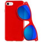 Puro Sunny Kit case iPhone 7/8 + glasses SE 2020/SE 2022 red IPC747SUNNYKIT1RED